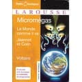 "Micromégas"/ "Le monde comme il va"/ "Jeannot et Colin" Voltaire/ Petits Classiques Larousse/ Excellent état/ Livre poche