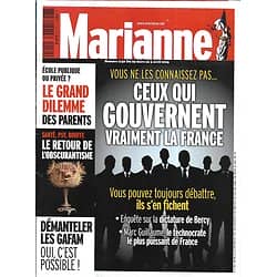 MARIANNE n°1150 29/03/2019  Ceux qui gouvernent braiment la France/ Le retour de l'obscurantisme/ Démanteler les Gafam