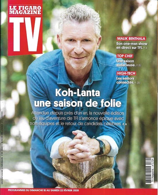 TV MAGAZINE 16/02/2020 n°1724  "Koh-Lanta" une saison de folie/ Denis Brogniart/ "Top Chef"/ Seniors connectés/ Malik Bentalha (copy)