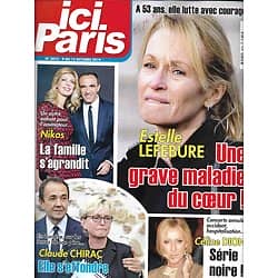ICI PARIS n°3875 09/10/2019  Estelle Lefébure/ Nikos Aliagas/ Claude Chirac/ Céline Dion/ Mika/ Prince Harry