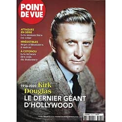 POINT DE VUE n°3734 12/02/2020   Kirk Douglas, 1916-2020, le dernier géant d'Hollywood