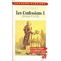 "Les Confessions I (Livres I à VI) Rousseau/ Lecture fléchée/ Très bon état/ Livre poche