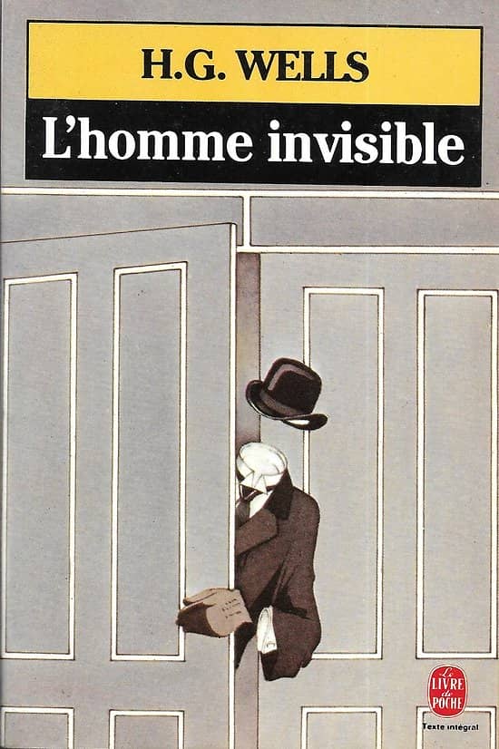 L'homme invisible" H.G. Wells/ Très bon état/ Livre poche