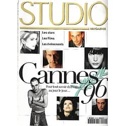 STUDIO n°111 mai 1996  Spécial Cannes/ Coppola/ Daniel Auteuil/ Fanny Ardant/ Cronenberg/ Kassovitz