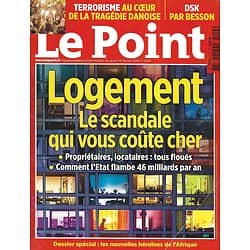 LE POINT n°2215 19/02/2015  Scandale du logement/ Terrorisme/ Héroïnes de l'Afrique/ Intelligence artificielle