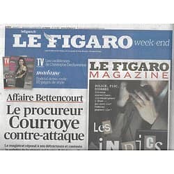 LE FIGARO n°20890 01/10/2011  Affaire Bettencourt/ Fashion Week/ Toscan du Plantier/ Renault électrique/ "The Big bang Theory"/ Le yachting de croisière