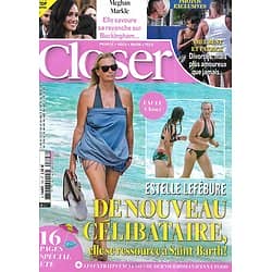 CLOSER n°793 21/08/2020  Estelle Lefébure/ Amel Bent/ Meghan Markle/ Céline Dion/ Brad Pitt & Angelina Jolie/ Fabienne Carat