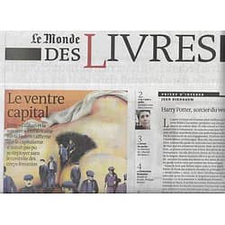 LE MONDE DES LIVRES 11/07/2014  Le ventre capital, Silvia Federici/ George R.R. Martin/ Pearl Buck/ Horace Engdahl