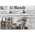 LE MONDE n°21651 28/08/2014  Macron, le joker de Hollande/ Gouvernement Valls 2/ Austérité/ Alexandre Desplat/ Sentiers sauvages de La réunion