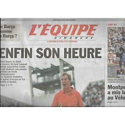 L'EQUIPE n°20774 1 29/05/2011 Richard Gasquet: enfin son heure/ Rugby: Montpellier/ Sébastien Vettel/ Olivier Panis