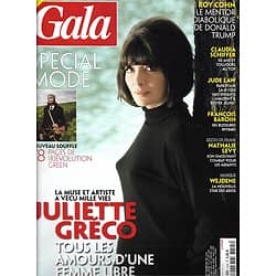 GALA n°1425 01/10/2020  Juliette Gréco/ Mode: révolution green/ Jude Law/ Claudia Schiffer/ Nathalie Levy/ Irène Frain