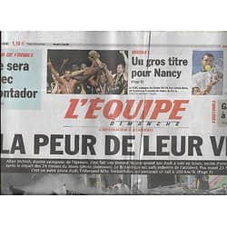 L'EQUIPE n°20788 12/06/2011 Allan McNish/ Gameiro au PSG/ Lewis Hamilton/ Basket: Nancy/ Contador/ Yohan Cabaye/ Tsonga vs Murray