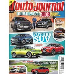 L'AUTO-JOURNAL n°1067 24/09/2020  Futurs SUV/ Nouvelle Peugeot 3008/ Honda E vs Mini Cooper SE/ Peugeot 2008