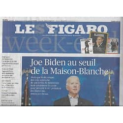 LE FIGARO n°23709 07/11/2020  Joe Biden au seuil de la Maison-Blanche/ De Gaulle et le champagne/ Le mythe Steve McQueen/ Vendée Globe/ Epidémie