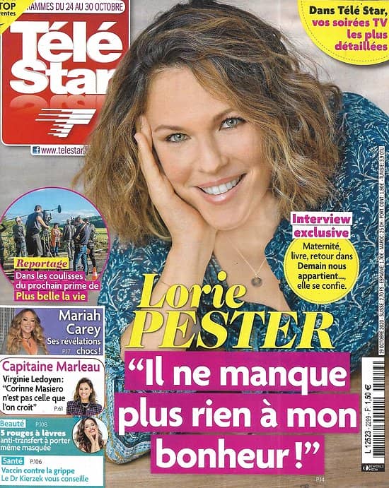 TELE STAR n°2299 24/10/2020  Lorie Pester/ Virginie Ledoyen/ Mariah Carey/ Victor Hugo/ Hélène Ségara/ Donald Trump