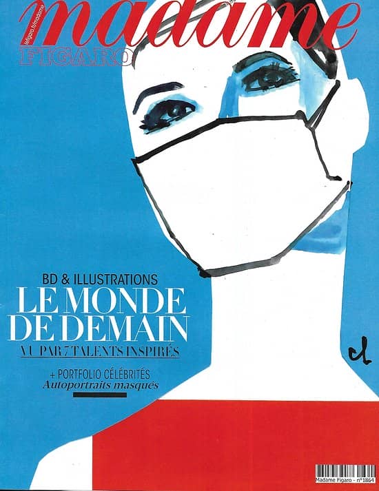 MADAME FIGARO n°23559 (n°1864) 15/05/2020  Le monde de demain, BD/ Célébrités masquées/ Emmanuelle Béart/ Edgar Morin