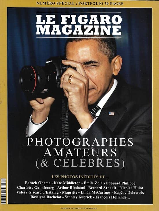 LE FIGARO MAGAZINE n°23708 06/11/2020  Numéro spécial: Photographes célèbres et amateurs/ Adieu de Gaulle/ L'école à la maison