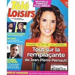 TELE LOISIRS n°1817 26/12/2020  Marie-Sophie Lacarrau/ Patrick Sébastien/ Corinne Touzet/ George Clooney/ Spécial fêtes