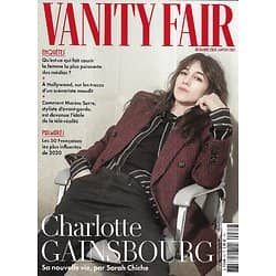 VANITY FAIR n°85 déc.2020-janv.2021  Charlotte Gainsbourg/ Jane Birkin/ 50 Françaises influentes/ Marine Serre/ Laure Adler/ "Mank" de Fincher
