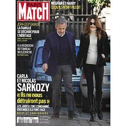 PARIS MATCH n°3749 11/03/2021  Les Sarkozy font face/ Tombeau de Cléopâtre/ Meghan & Harry, ce qu'ils n'ont pas dit/ Bataille pour l'héritage de Dabadie