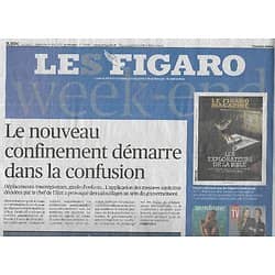 LE FIGARO n°23831 03/04/2021  Un nouveau confinement confus/ Le canal de Suez/ Musée du Quai-Branly-Jacques Chirac-Jean Nouvel