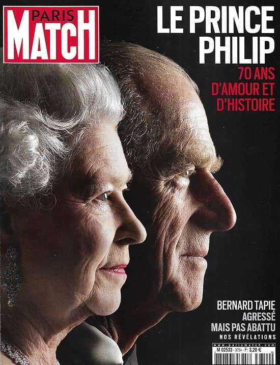 PARIS MATCH n°3754 15/04/2021   Le prince Philip d'Edimbourg: 70 ans d'amour et d'histoire