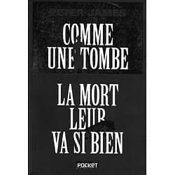 "Comme une tombe" & "La mort leur va si bien" Peter James/ Très bon état/ Edition limitée/ Livre poche