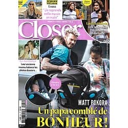 CLOSER n°831 14/05/2021  Matt Pokora, un papa comblé!/ Laeticia Hallyday/ Les Kardashian/ Loana/ Laëtitia Milot/ Lucie Lucas