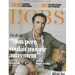 L'OBS n°2950 13/05/2021 Nicolas Bedos: "Mon père voulait mourir autrement"/ Simone Veil inédite/ Laïcité: débat entre Blanquer & Weil