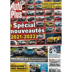 AUTO PLUS n°1690 22/01/2021  Spécial Nouveautés 2021-2023/ Citroën C4/ Ford Mustang Mach-E/ Boîtes automatiques