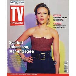 TV MAGAZINE 11/07/2021 n°1797  Scarlett Johansson, star engagée/ Julian Bugier/ "Most Wanted Criminals"/ Voyager high-tech