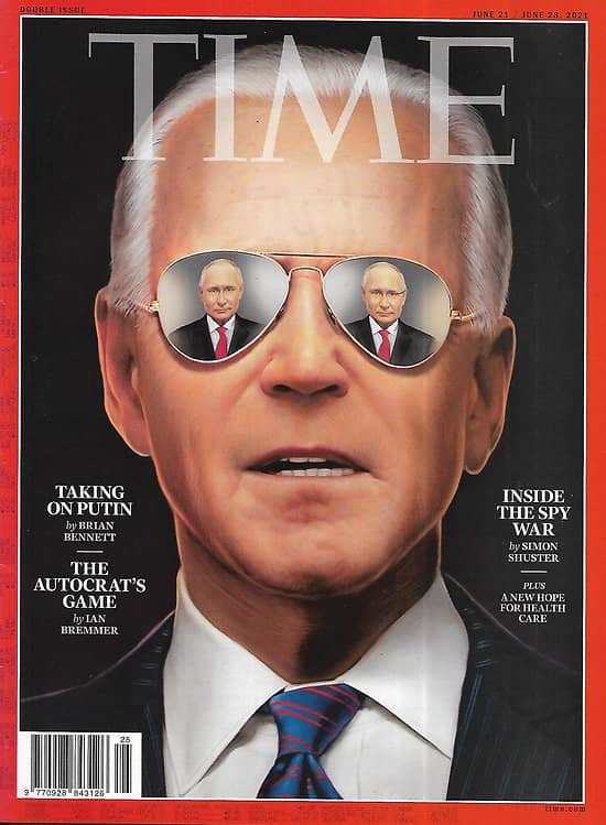 TIME VOL.197 23&24 June 21th 2021  Joe Biden, taking on Putin (Art cover)/ Special report: Health care/ Revisiting tourism