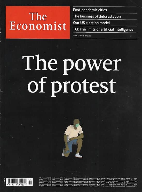 THE ECONOMIST Vol.435 n°9198 13/06/2020  The power of protest/ The limits of AI/ Post-pandemic cities/ Our US election model/ the business of deforestation