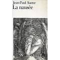 "La nausée" Jean-Paul Sartre/ Folio/ 1992/ Bon état d'usage/ Livre poche