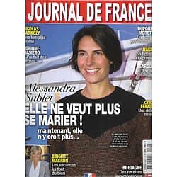 JOURNAL DE FRANCE n°57 septembre 2020  Alessandra Sublet/ Brigitte Macron/ Nicolas Sarkozy/ Michel Sardou/ Sandrine Bonnaire/ Christian Dior