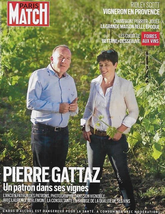 PARIS MATCH supplément n°3775 09/09/2021   Pierre Gattaz, un patron dans ses vignes/ Ridley Scott, vigneron en Provence