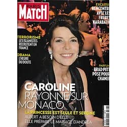PARIS MATCH n°3308 10/10/2012  Caroline De Monaco/ Brad Pitt/ Obama/ Terrorisme/ Navires de course (copy)