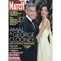 PARIS MATCH n°3497 26/05/2016  Amal & George Clooney, un couple engagé/ Les mystères du vol MS804/ Syrie: la guerre des enfants/ Cannes 2016/ La maison de Colette