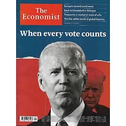 THE ECONOMIST Vol.437 n°9219  07/11/2020  When every vote counts/ Europe's second covid wave/ Elections in Myanmar/ Global hipsters/ Superbatteries