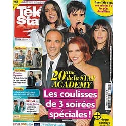 TELE STAR n°2352 30/10/2021  20 ans de la Star Academy/ "ici tout commence"/ Mike Horn/ Shannen Doherty/ Phoebe Dynevor/ "Squid Game"