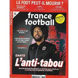 FRANCE FOOTBALL n°3879 10/11/2020  Dante, l'anti-tabou/ AC Ajaccio/ Antoine Griezmann/ Adil Rami/ Le foot perd-il son âme?