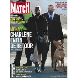 PARIS MATCH n°3784 10/11/2021  Monaco: Charlène enfin de retour/ Les confidences du pape François/ L'affaire Ary Abittan/ Sarah Ferguson nous reçoit