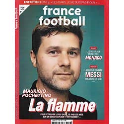 FRANCE FOOTBALL n°3886 05/01/2021  Mauricio Pochettino, la flamme/ Mercato, le prix de la liberté/ Les nouveaux princes de Monaco/ FC Barcelone, l'impatience