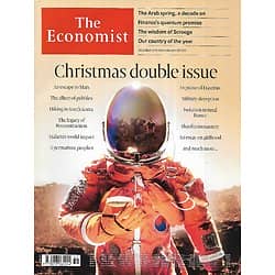 THE ECONOMIST Vol.437 n°9225 19/12/2020  Christmas double issue: escape to Mars, Malaria's world impact, essay on girlhood, rural solitude in France, permafrost prophet, digital humanities