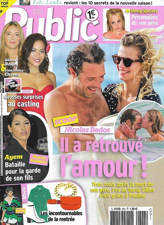 PUBLIC n°894 28/08/2020 Nicolas Bedos a retrouvé l'amour/ Ayem Nour/ DALS/ Britney Spears/ "Koh-lanta"/ Jonathan Cohen