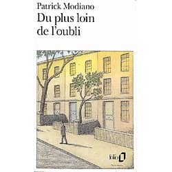 "Du plus loin de l'oubli" Patrick Modiano/ Bon état/ Livre poche