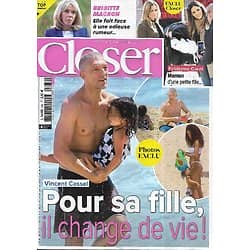 CLOSER n°862 17/12/2021  Vincent Cassel/ Brigitte Macron/ Fabienne Carat/ / PPDA/ Diane Leyre, Miss France 2022/ Kyo