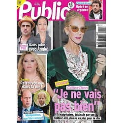  PUBLIC n°900 09/10/2020  Céline Dion/ Brad Pitt/ Loana/ Prince William/ Patrick Bruel/ Shannen Doherty/ Camille Lellouche/ Malika Ménard