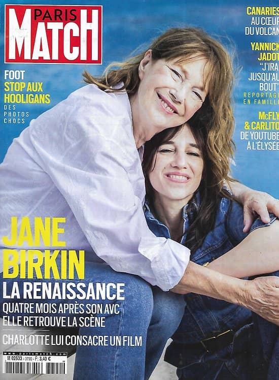 PARIS MATCH n°3790 23/12/2021  Jane Birkin, la renaissance/ Canaries: au coeur du volcan/ Foot, stop aux voyous/ Rescapé du goulag