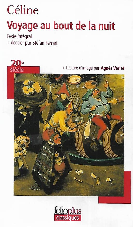 "Voyage au bout de la nuit" Céline/ Comme neuf/ 2019/ FolioPlus/ Livre poche